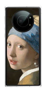 Leica Leitz Phone 1用 背面 保護 フィルム 名画 プリント フェルメール 真珠の耳飾りの少女 ( ヨハネス・フェルメール Johannes Vermeer )