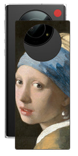 Leica Leitz Phone 1用 背面 保護 フィルム 名画 プリント フェルメール 真珠の耳飾りの少女 ( ヨハネス・フェルメール Johannes Vermeer )