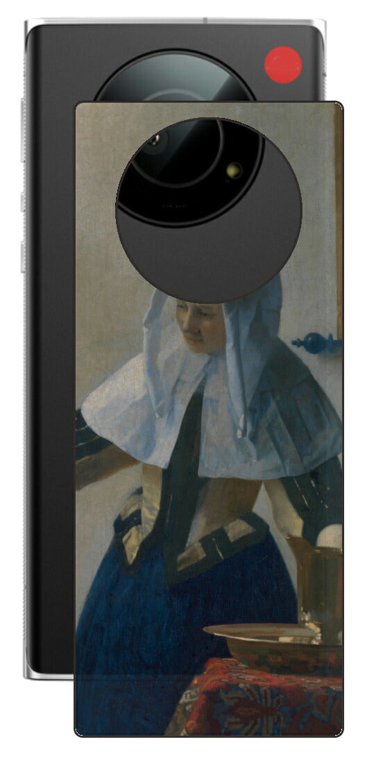 Leica Leitz Phone 1用 背面 保護 フィルム 名画 プリント フェルメール 真珠の耳飾りの少女 （ ヨハネス・フェルメール Johannes Vermeer ）