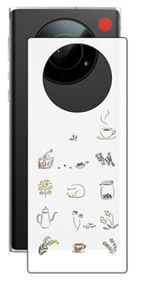 Leica Leitz Phone 1用 【コラボ プリント Design by すいかねこ 001 】 背面 保護 フィルム 日本製
