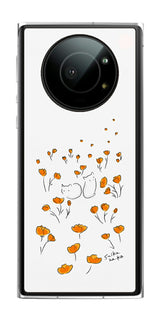 Leica Leitz Phone 1用 【コラボ プリント Design by すいかねこ 006 】 背面 保護 フィルム 日本製