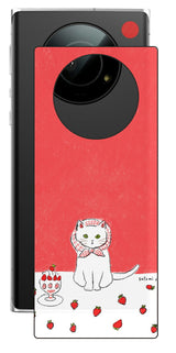 Leica Leitz Phone 1用 【コラボ プリント Design by よこお さとみ 001 】 背面 保護 フィルム 日本製