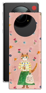 Leica Leitz Phone 1用 【コラボ プリント Design by よこお さとみ 004 】 背面 保護 フィルム 日本製