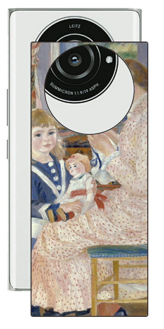 Leica Leitz Phone 2用 背面 保護 フィルム 名画 プリント ルノワール ヴァルジュモンの午後（ ピエール＝オーギュスト・ルノワール Pierre-Auguste Renoir ）