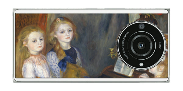 Leica Leitz Phone 2用 背面 保護 フィルム 名画 プリント ルノワール カチュール・メンデスの娘たち（ ピエール＝オーギュスト・ルノワール Pierre-Auguste Renoir ）