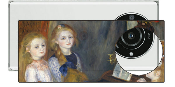 Leica Leitz Phone 2用 背面 保護 フィルム 名画 プリント ルノワール カチュール・メンデスの娘たち（ ピエール＝オーギュスト・ルノワール Pierre-Auguste Renoir ）