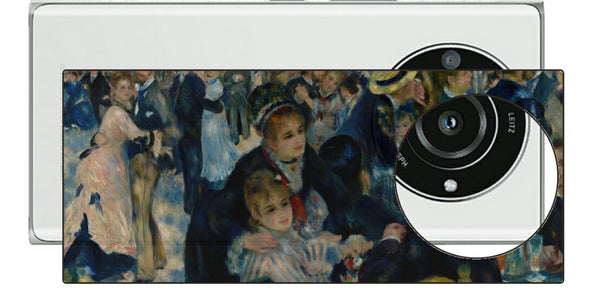 Leica Leitz Phone 2用 背面 保護 フィルム 名画 プリント ルノワール ムーラン・ド・ラ・ギャレット（ ピエール＝オーギュスト・ルノワール Pierre-Auguste Renoir ）
