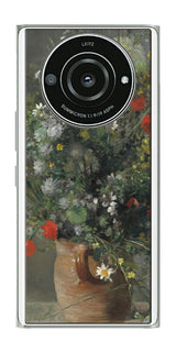 Leica Leitz Phone 2用 背面 保護 フィルム 名画 プリント ルノワール 花瓶の花( ピエール=オーギュスト・ルノワール Pierre-Auguste Renoir )