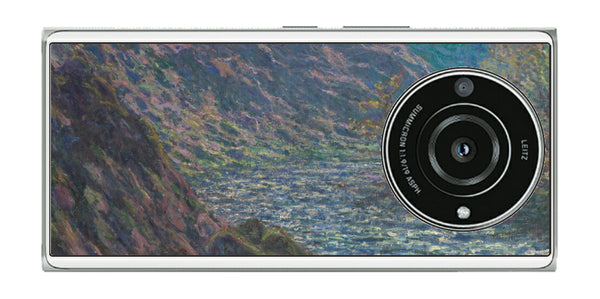 Leica Leitz Phone 2用 背面 保護 フィルム 名画プリント クロード・モネ （ Claude Monet ) 小クルーズ川