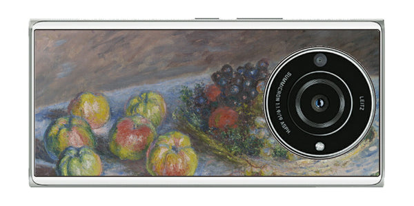 Leica Leitz Phone 2用 背面 保護 フィルム 名画プリント クロード・モネ （ Claude Monet ) 林檎と葡萄