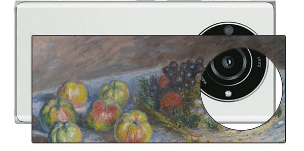 Leica Leitz Phone 2用 背面 保護 フィルム 名画プリント クロード・モネ （ Claude Monet ) 林檎と葡萄