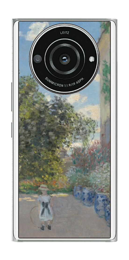 Leica Leitz Phone 2用 背面 保護 フィルム 名画プリント クロード・モネ （ Claude Monet ) アルジャントゥイユの画家の家