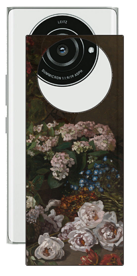 Leica Leitz Phone 2用 背面 保護 フィルム 名画プリント クロード・モネ （ Claude Monet ) 春の花