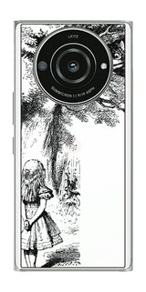 Leica Leitz Phone 2用 背面 保護 フィルム 名画プリント ジョン・テニエル ( John Tenniel ) チェシャ猫