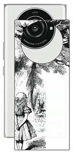 Leica Leitz Phone 2用 背面 保護 フィルム 名画プリント ジョン・テニエル ( John Tenniel ) チェシャ猫