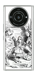 Leica Leitz Phone 2用 背面 保護 フィルム 名画プリント ジョン・テニエル ( John Tenniel ) 海ガメもどきとグリフォン