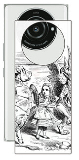Leica Leitz Phone 2用 背面 保護 フィルム 名画プリント ジョン・テニエル （ John Tenniel ) 海ガメもどきとグリフォン