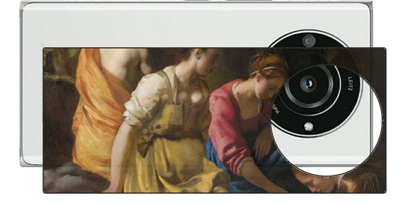 Leica Leitz Phone 2用 背面 保護 フィルム 名画 プリント フェルメール ディアナとニンフたち （ ヨハネス・フェルメール Johannes Vermeer ）