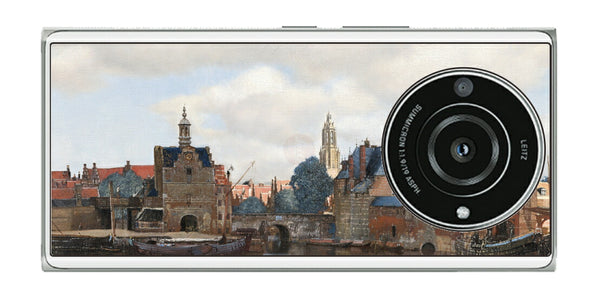 Leica Leitz Phone 2用 背面 保護 フィルム 名画 プリント フェルメール デルフトの眺望 （ ヨハネス・フェルメール Johannes Vermeer ）