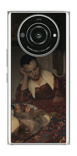 Leica Leitz Phone 2用 背面 保護 フィルム 名画 プリント フェルメール 眠っているメイド ( ヨハネス・フェルメール Johannes Vermeer )