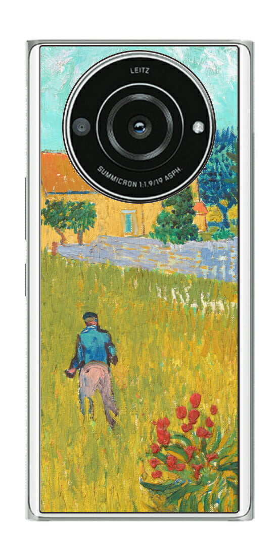 Leica Leitz Phone 2用 背面 保護 フィルム 名画 プリント ゴッホ プロヴァンスの農家（ フィンセント ファン ゴッホ Vincent Willem van Gogh ）