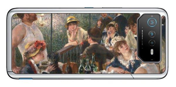 ASUS ROG Phone 6 / ROG Phone 6 Pro用 背面 保護 フィルム 名画 プリント ルノワール 舟遊びをする人々の昼食（ ピエール＝オーギュスト・ルノワール Pierre-Auguste Renoir ）