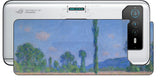 ASUS ROG Phone 6 / ROG Phone 6 Pro用 背面 保護 フィルム 名画プリント クロード・モネ ( Claude Monet ) ポプラとポピー