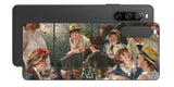 Sony Xperia 10 IV用 背面 保護 フィルム 名画 プリント ルノワール 舟遊びをする人々の昼食( ピエール=オーギュスト・ルノワール Pierre-Auguste Renoir )