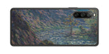 Sony Xperia 10 IV用 背面 保護 フィルム 名画プリント クロード・モネ ( Claude Monet ) 小クルーズ川