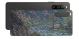 Sony Xperia 10 IV用 背面 保護 フィルム 名画プリント クロード・モネ ( Claude Monet ) 小クルーズ川