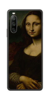 Sony Xperia 10 IV用 背面 保護 フィルム 名画 プリント ダ・ヴィンチ モナリザ( レオナルド・ダ・ヴィンチ Leonardo da Vinci )