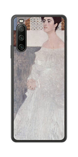 Sony Xperia 10 IV用 背面 保護 フィルム 名画プリント グスタフ クリムト マルガレーテ・ストンボロー=ウィトゲンシュタインの肖像