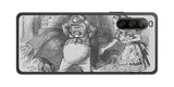 Sony Xperia 10 IV用 背面 保護 フィルム 名画プリント ジョン・テニエル ( John Tenniel ) トゥイードルダム