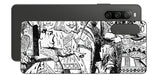 Sony Xperia 10 IV用 背面 保護 フィルム 名画プリント ジョン・テニエル ( John Tenniel ) 王様と女王様