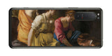 Sony Xperia 5 II用 背面 保護 フィルム 名画 プリント フェルメール ディアナとニンフたち ( ヨハネス・フェルメール Johannes Vermeer )