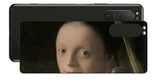 Sony Xperia 5 II用 背面 保護 フィルム 名画 プリント フェルメール 少女 ( ヨハネス・フェルメール Johannes Vermeer )