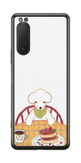 Sony Xperia 5 II用 【コラボ プリント Design by よこお さとみ 005 】 背面 保護 フィルム 日本製