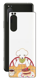 Sony Xperia 5 II用 【コラボ プリント Design by よこお さとみ 005 】 背面 保護 フィルム 日本製