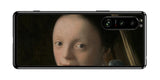 Sony Xperia 5 III用 背面 保護 フィルム 名画 プリント フェルメール 少女 ( ヨハネス・フェルメール Johannes Vermeer )