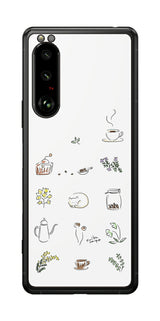 Sony Xperia 5 III用 【コラボ プリント Design by すいかねこ 001 】 背面 保護 フィルム 日本製