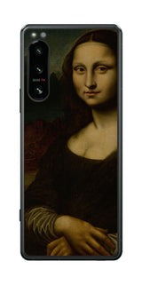 Sony Xperia 5 IV用 背面 保護 フィルム 名画 プリント ダ・ヴィンチ モナリザ( レオナルド・ダ・ヴィンチ Leonardo da Vinci )