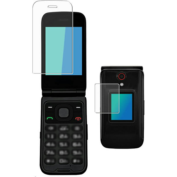 ClearView Orbic JOURNEY Pro 4G メイン＋サブディスプレイ用 [マット 反射低減] 液晶 保護 フィルム 気泡レス 日本製