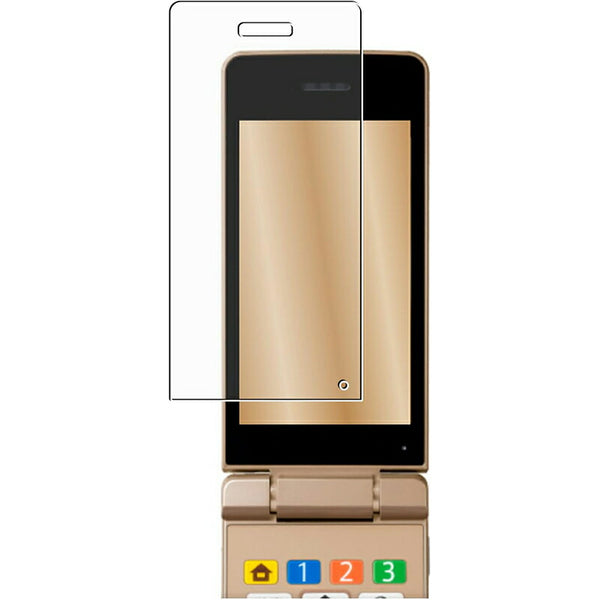 ClearView シャープ かんたん携帯11 SoftBank 用 [高硬度9H アンチグレア タイプ] 液晶 保護フィルム 反射防止 高硬度 9H フィルム 気泡レス 日本製