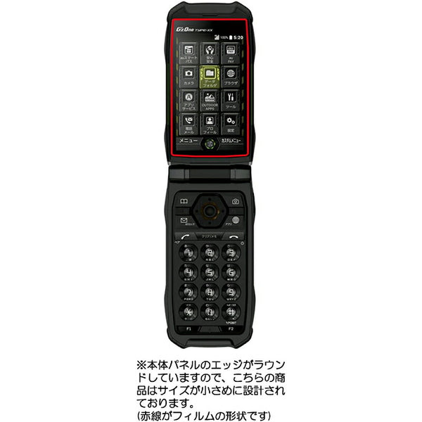 ClearView 京セラ G'zOne TYPE-XX 用 [マット 反射低減] 液晶 保護 フィルム 気泡レス 日本製