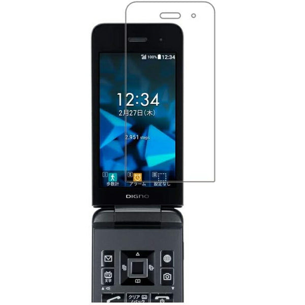 ClearView 京セラ DIGNO ケータイ3 用 [防指紋 抗菌 抗ウイルス] 液晶 保護 フィルム 気泡レス 日本製