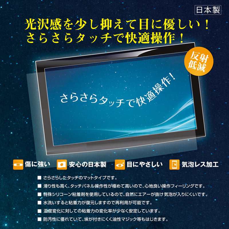 ClearView iPhone 16用 [マット 反射低減] 液晶 保護 フィルム 気泡レス 日本製