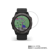 【2枚セット】GARMIN fenix 6X Pro Dual Power 用 [ 防指紋 クリア タイプ ] 液晶 保護 フィルム 気泡レス 日本製