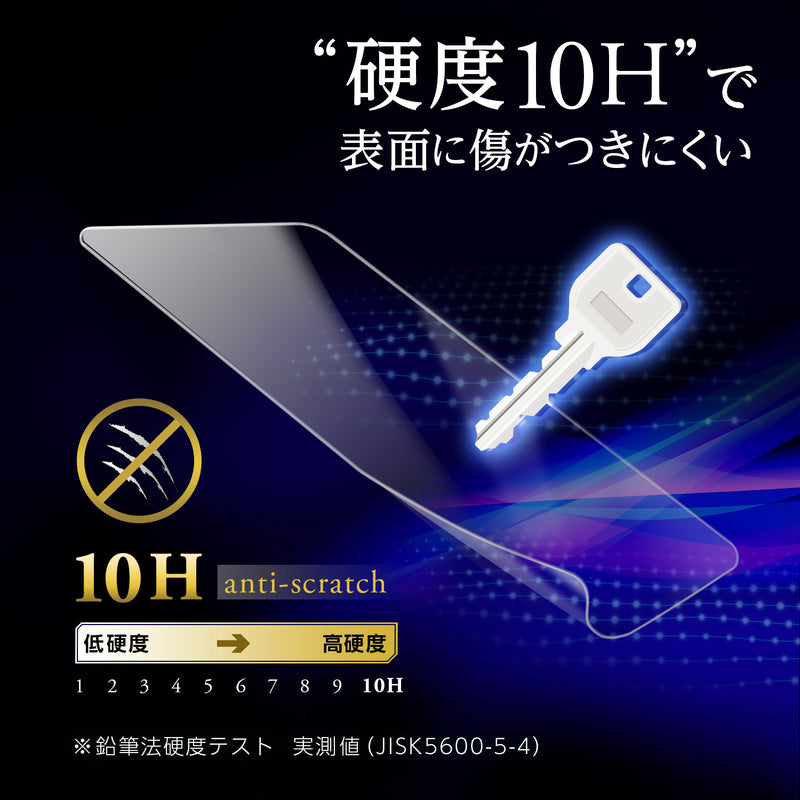CLEARVISTA iPhone 16 Pro Max用 [高硬度10H 衝撃吸収 ブルーライトカット 抗菌 クリア] オールインハイスペックフィルム 保護フィルム 日本製