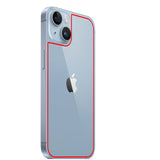 ClearView Apple iPhone 14 用 [ カーボン調 クリア ] 背面 保護フィルム 気泡レス 日本製
