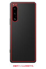 ClearView Sony Xperia 5 IV 用 [ カーボン調 クリア ] 背面 保護フィルム 気泡レス 日本製